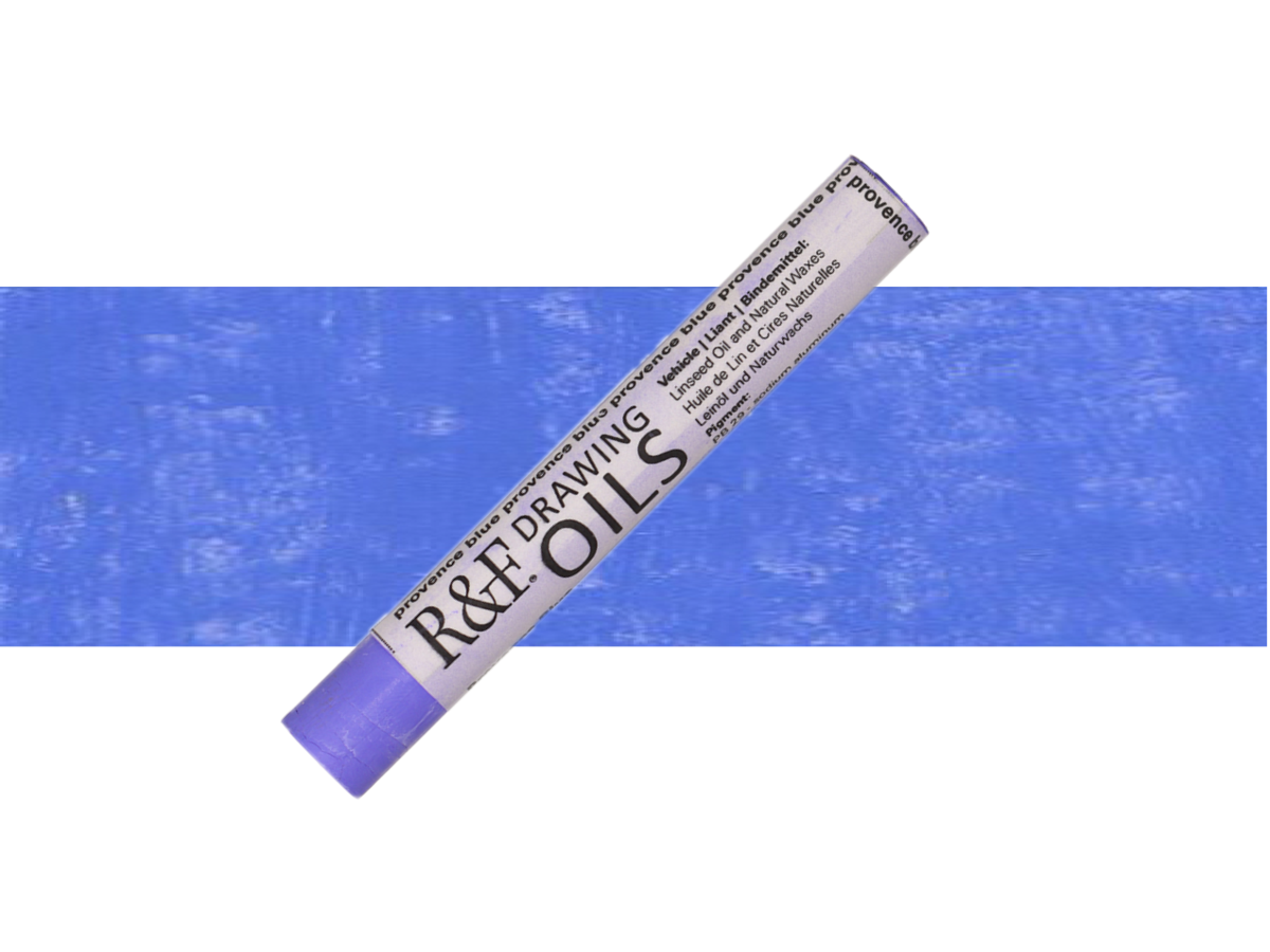 R&F DRAWING OIL STICK12ML PROVENCE BLUE 128 1