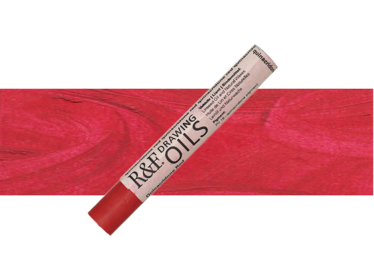 R&F DRAWING OIL STICK 12ML QUINACRIDONE RED 131 1