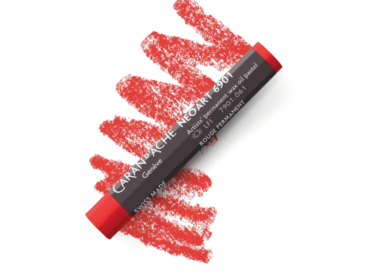CARAN D'ACHE NEOART 6901 WAX-OIL PERMANENT RED 1
