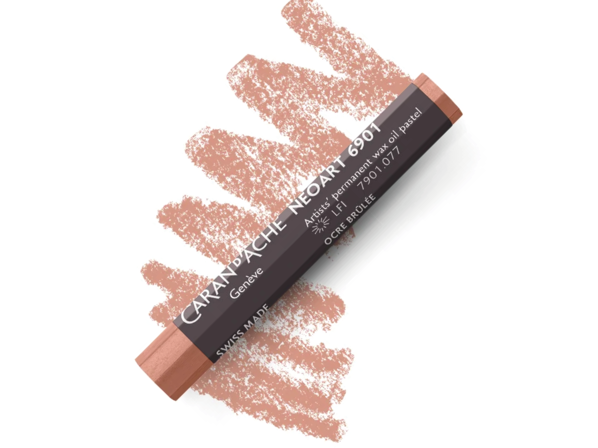 CARAN D'ACHE NEOART 6901 WAX-OIL BURNT OCHRE 1