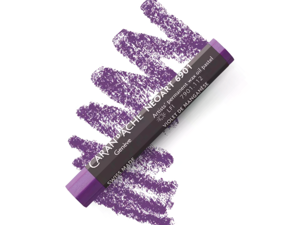 CARAN D'ACHE NEOART 6901 WAX-OIL MANGANESE VIOLET 1