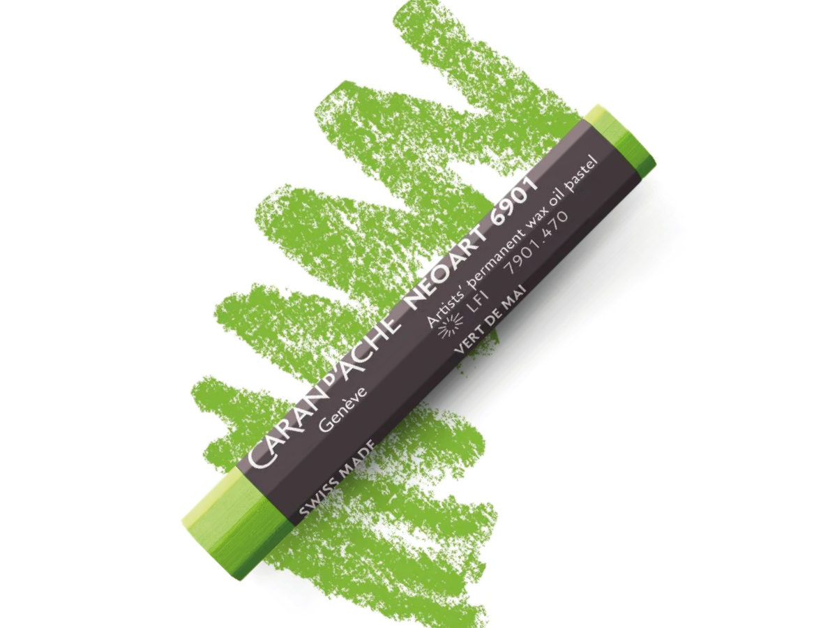 CARAN D'ACHE NEOART 6901 WAX-OIL SPRING GREEN 1