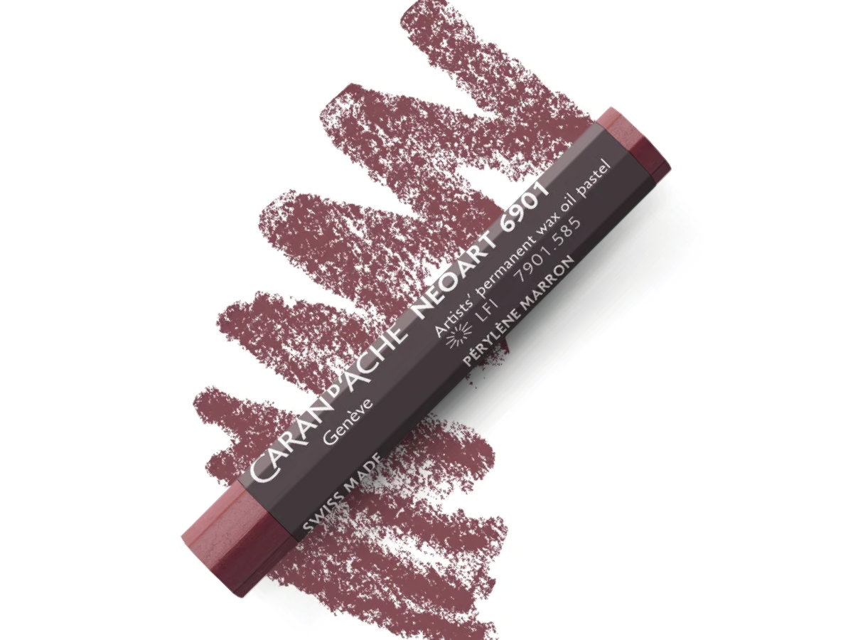 CARAN D'ACHE NEOART 6901 WAX-OIL PERYLENE BROWN 1