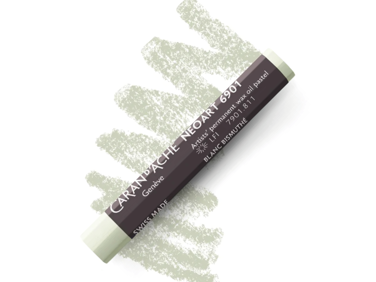 CARAN D'ACHE NEOART 6901 WAX-OIL BISMUTHE WHITE 1