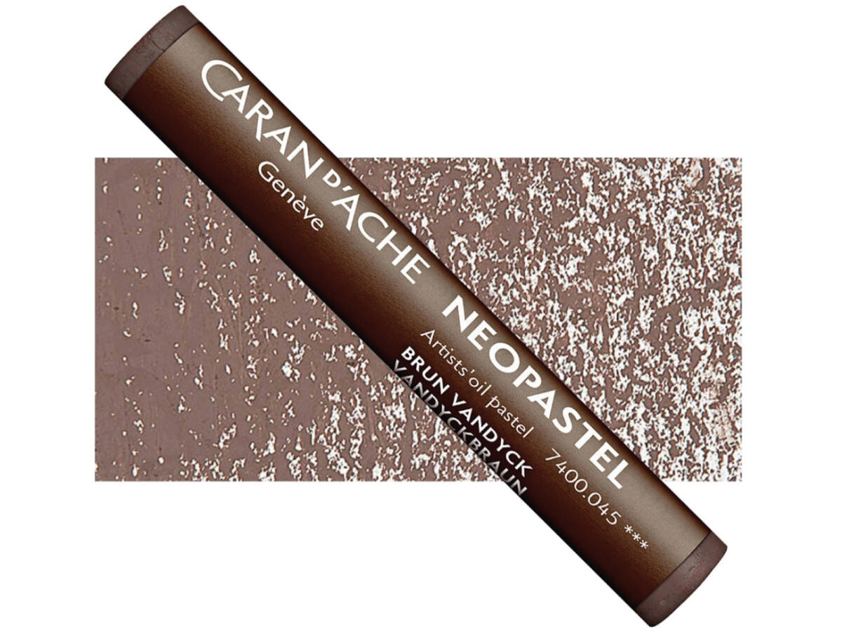CARAN D'ACHE NEOPASTEL 045 VANDYCKBRAUN 1