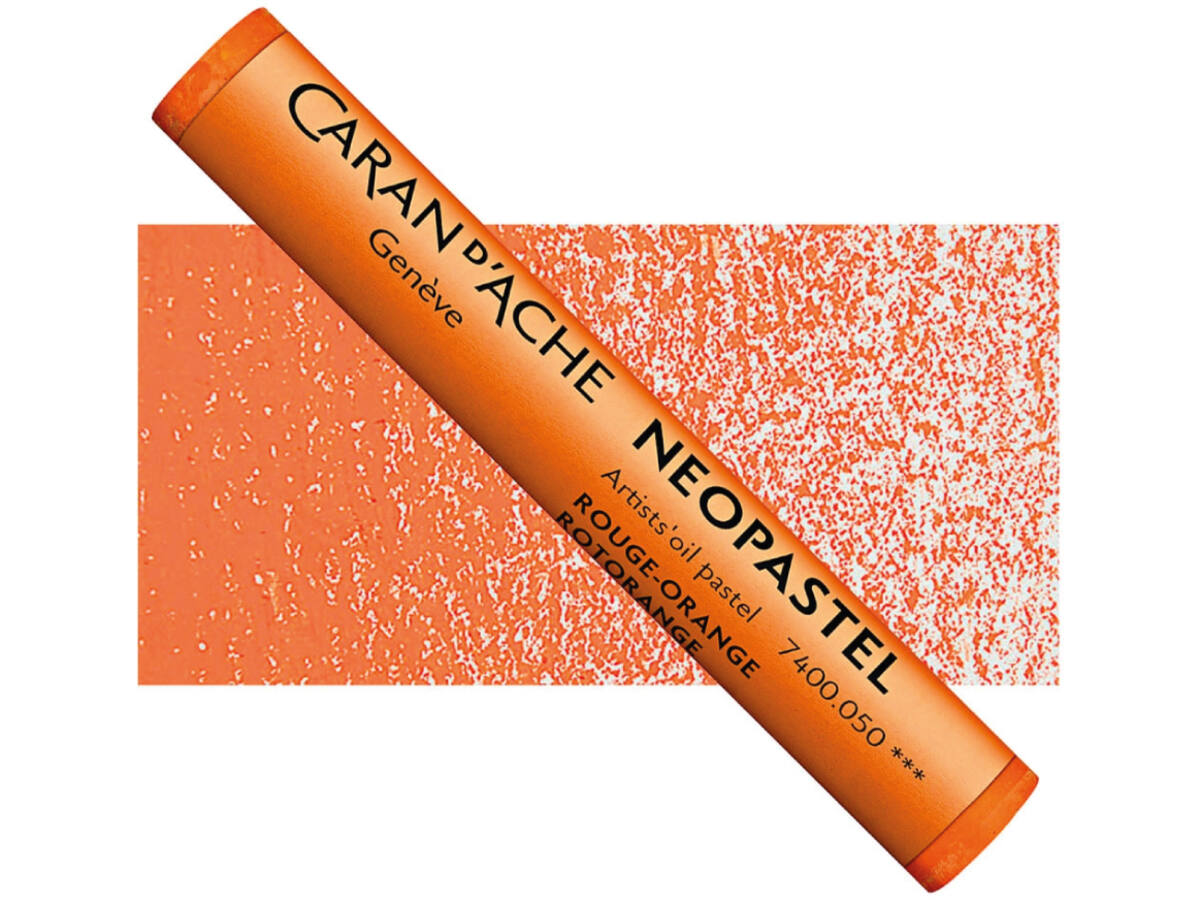 CARAN D'ACHE NEOPASTEL 050 ROTORANGE 1