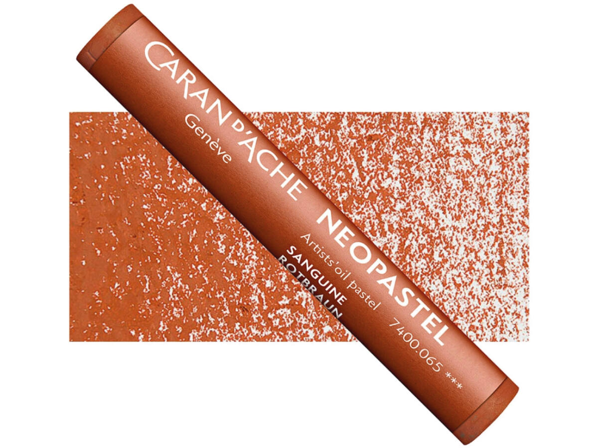 CARAN D'ACHE NEOPASTEL 065 ROTBRAUN 1