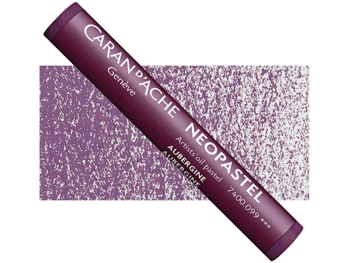 CARAN D'ACHE NEOPASTEL 099 AUBERGINE 1