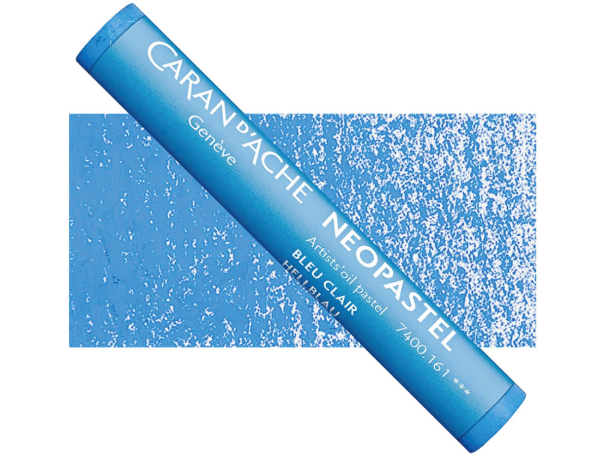 CARAN D'ACHE NEOPASTEL 161 HELL BLAU 1
