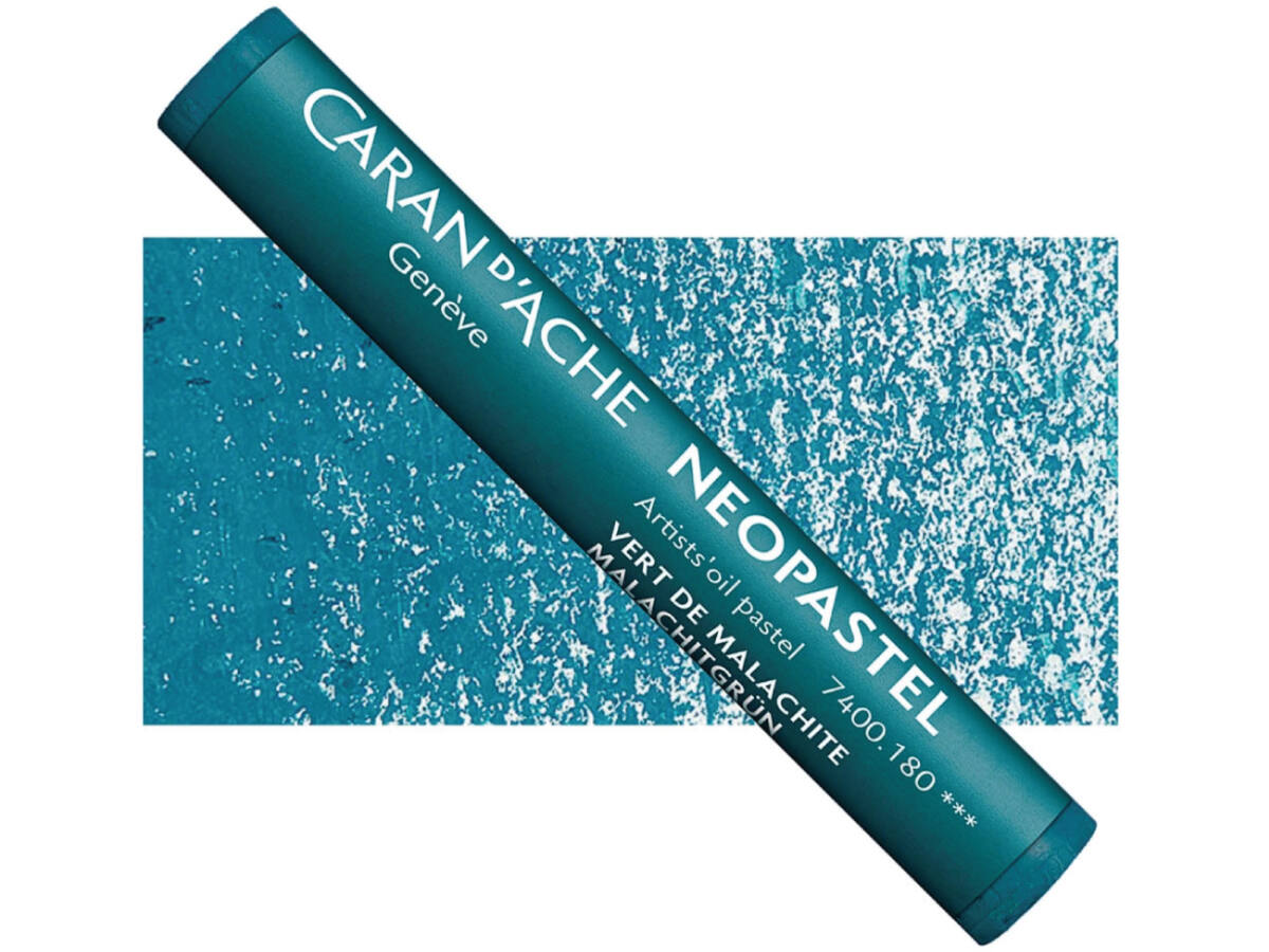 CARAN D'ACHE NEOPASTEL 180 MALACHITEGRÜN 1