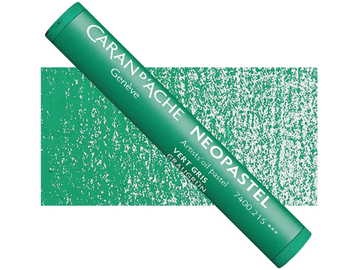 CARAN D'ACHE NEOPASTEL 215 GREYISH GRÜN 1