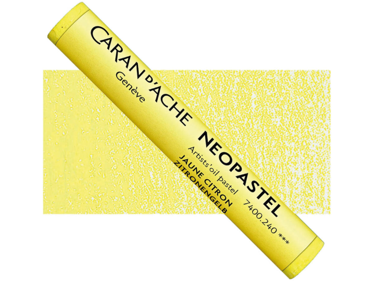 CARAN D'ACHE NEOPASTEL 240 LEMON GELB 1