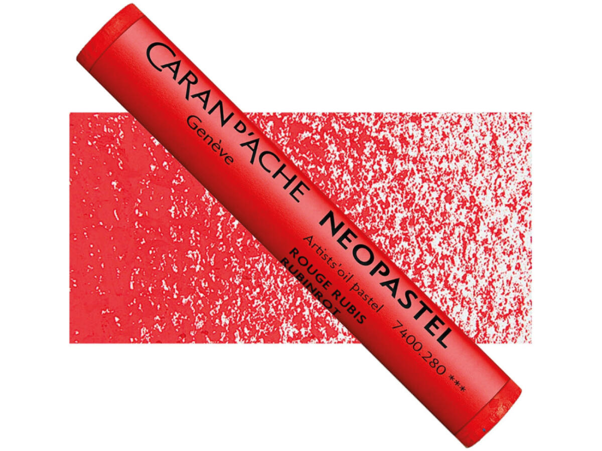 CARAN D'ACHE NEOPASTEL 280 RUBY ROT 1