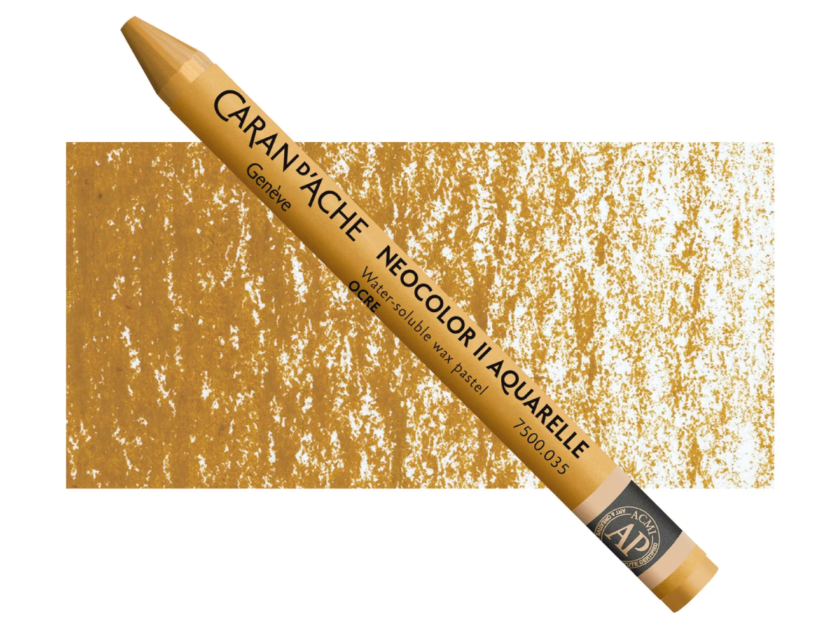 NEOCOLOR II AQUARELKRIJT PER STUK OCHRE CA035 1