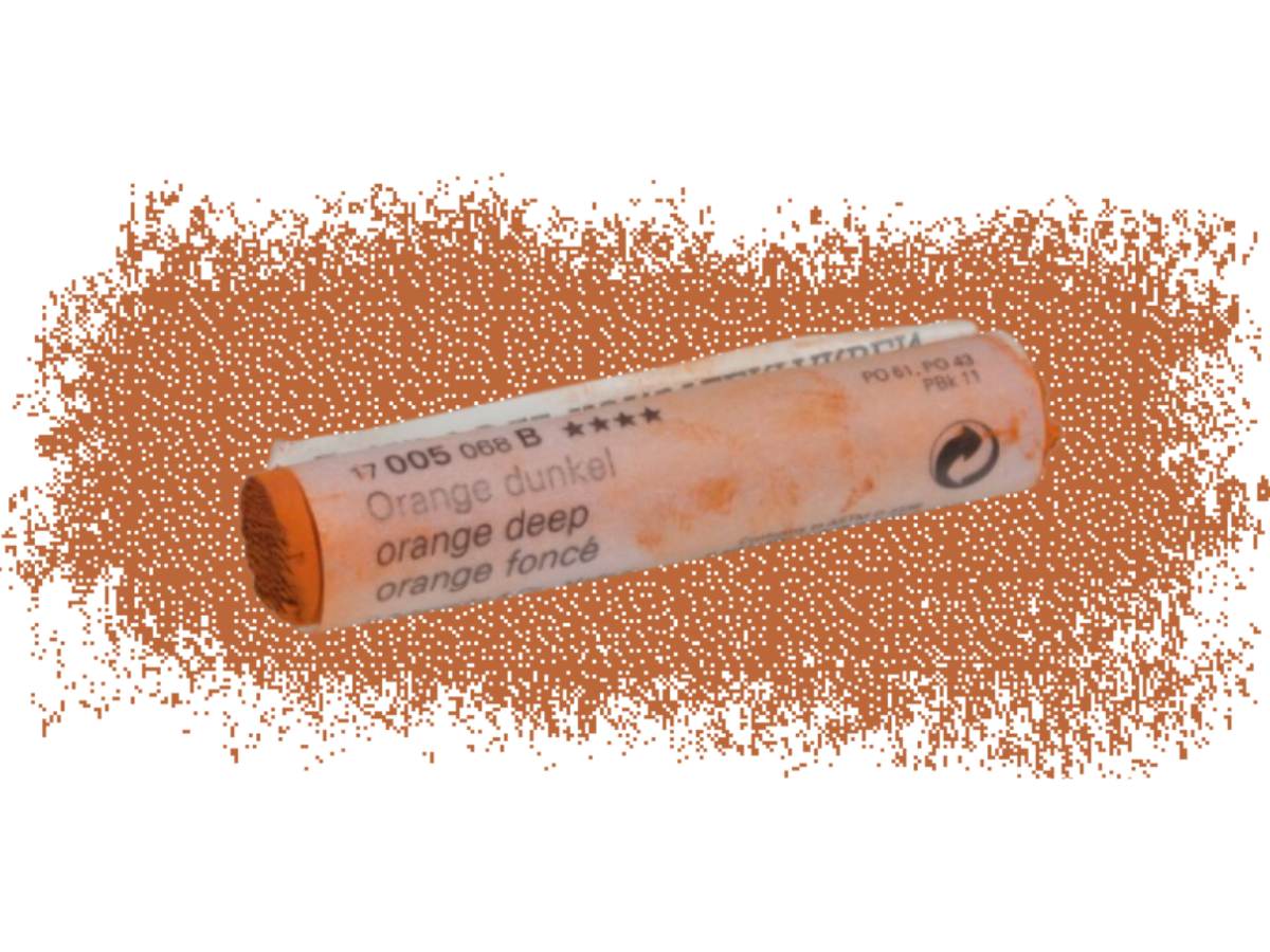 SCHMINCKE WEICHE KÜNSTLER PASTELLFARBE ECHTORANGE 1 005B 1