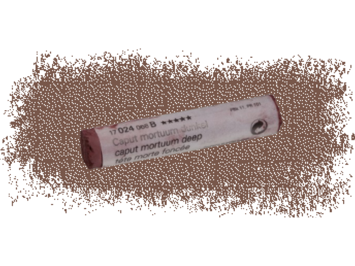 SCHMINCKE WEICHE KÜNSTLER PASTELLFARBE CAPUT MORTUUM DUNKEL 024B 1