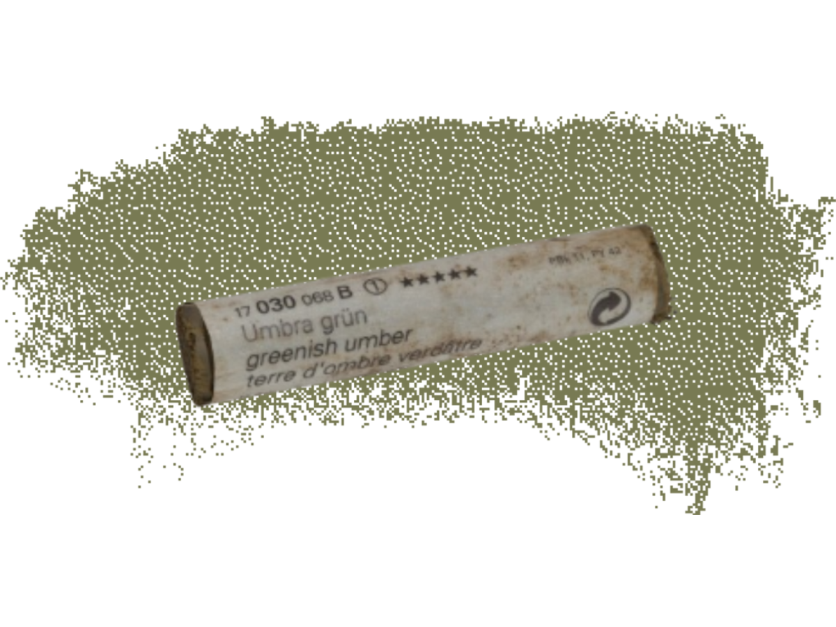 SCHMINCKE WEICHE KÜNSTLER PASTELLFARBE UMBRA GRÜN 030B 1