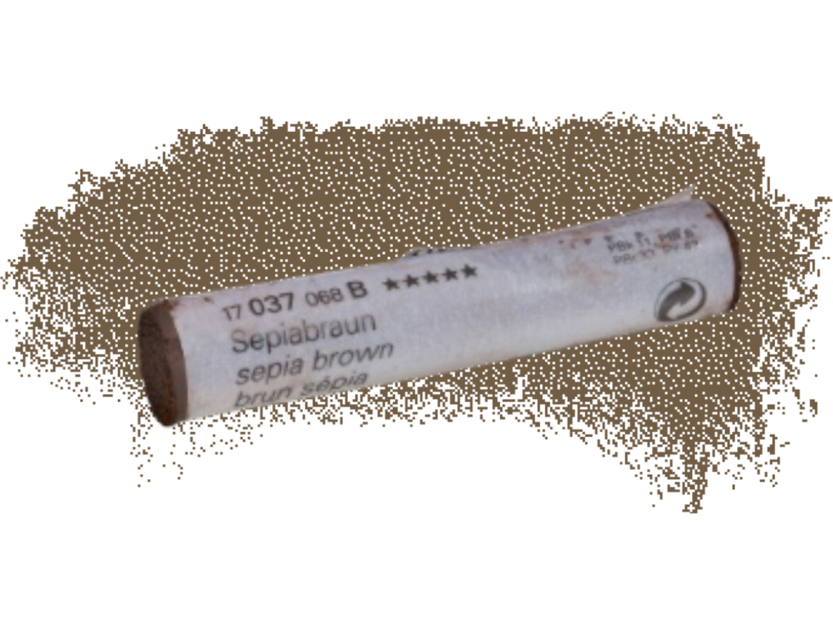 SCHMINCKE WEICHE KÜNSTLER PASTELLFARBE SEPIABRAUN 037B 1
