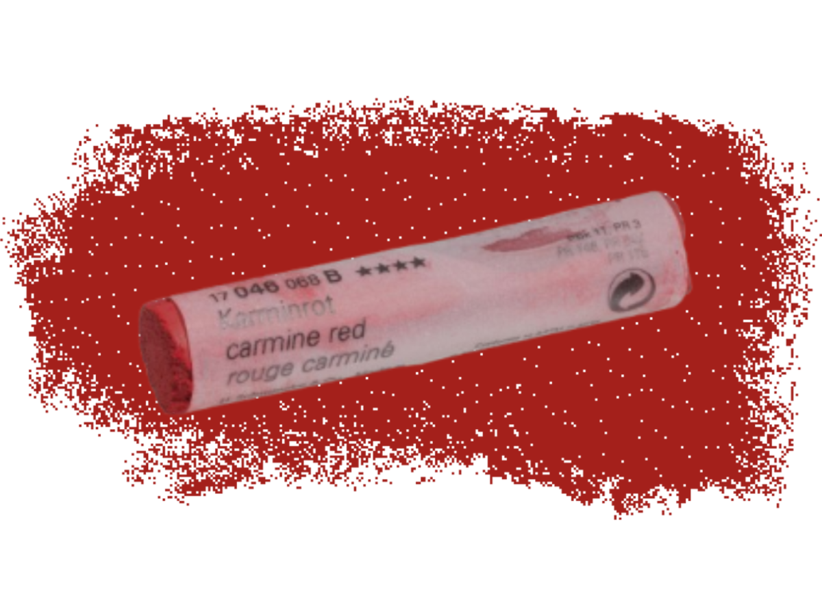 SCHMINCKE WEICHE KÜNSTLER PASTELLFARBE KARMINROT 046B 1