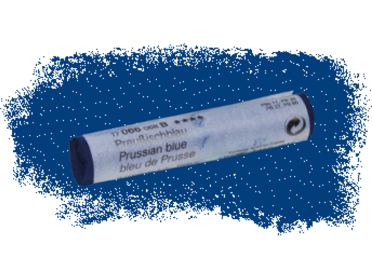 SCHMINCKE WEICHE KÜNSTLER PASTELLFARBE PREUSSISCHBLAU 066B 1