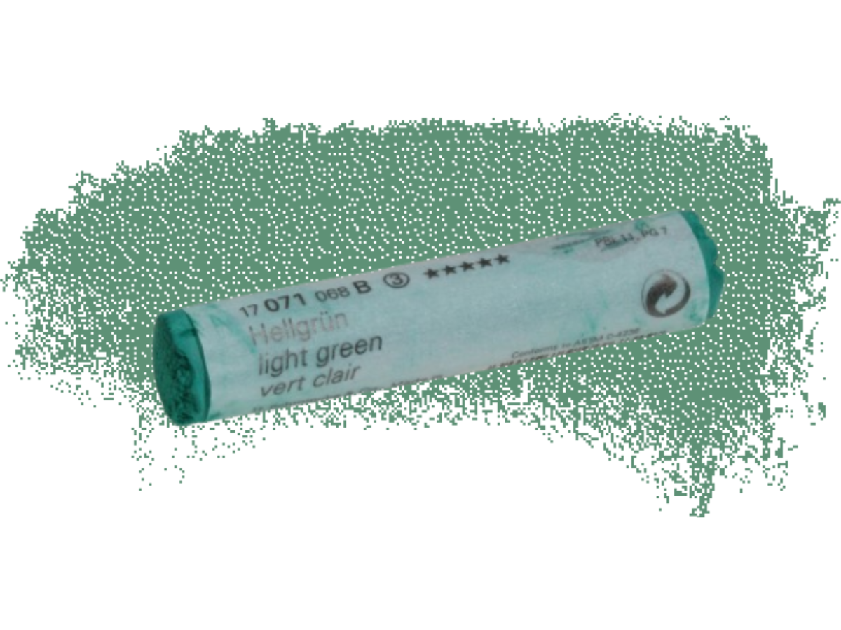 SCHMINCKE WEICHE KÜNSTLER PASTELLFARBE HELL GRÜN 071B 1