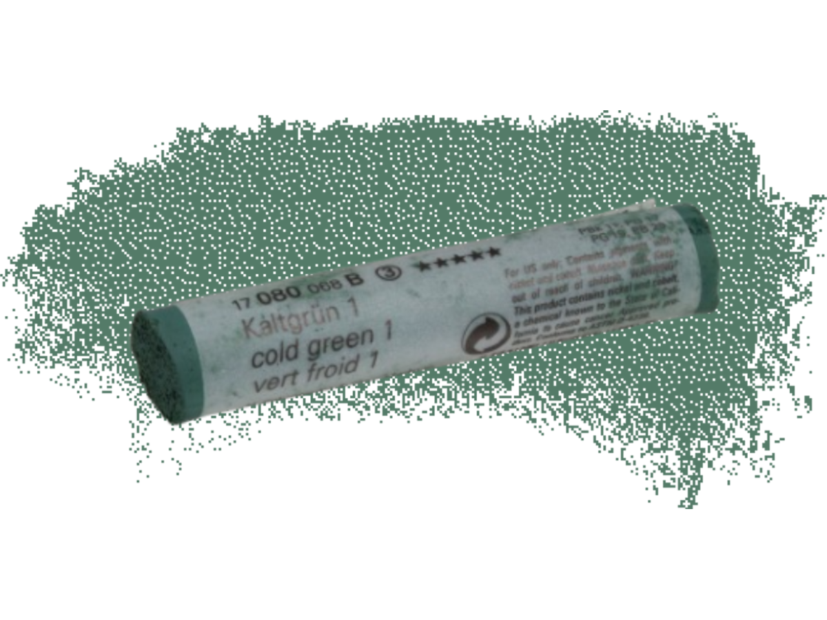 SCHMINCKE WEICHE KÜNSTLER PASTELLFARBE KALTGRÜN 1 080B 1