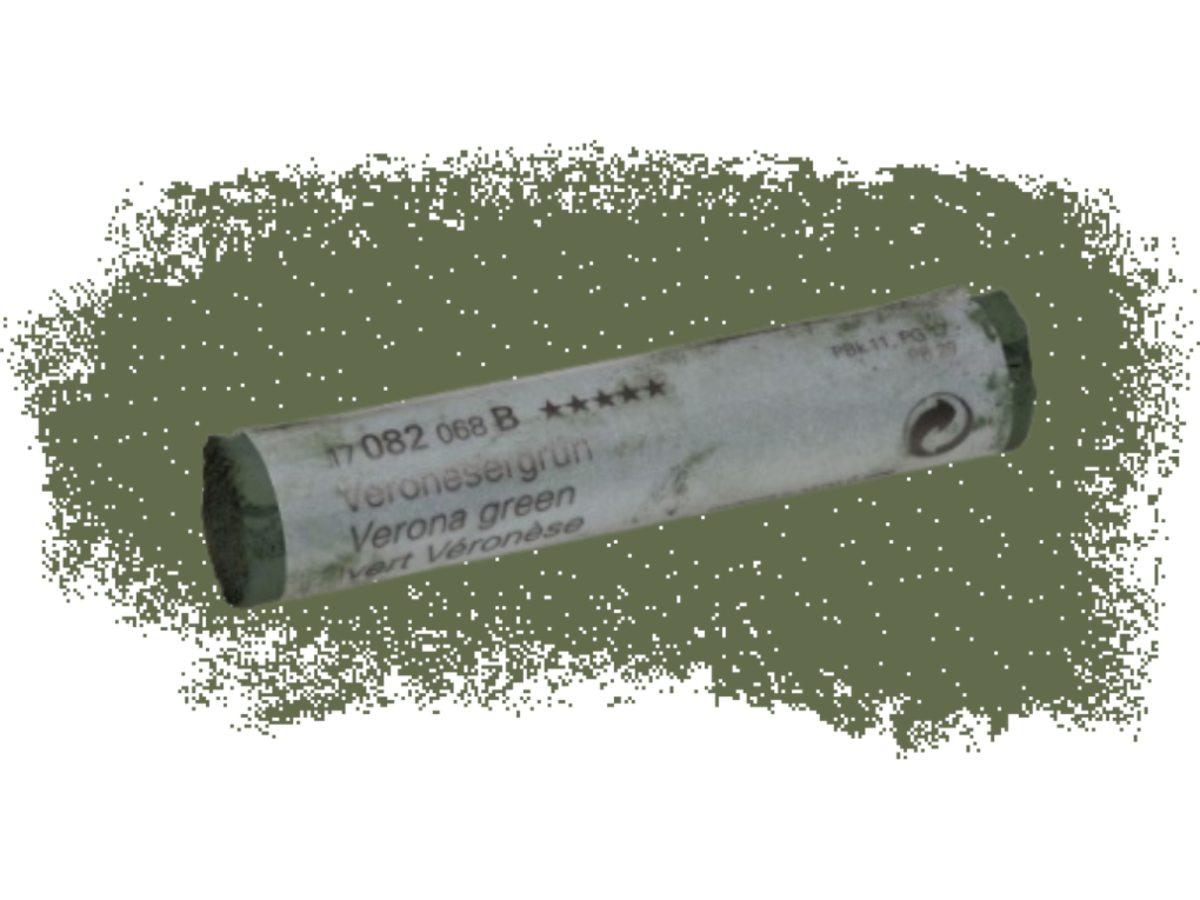 SCHMINCKE WEICHE KÜNSTLER PASTELLFARBE VERONESERGRÜN 082B 1