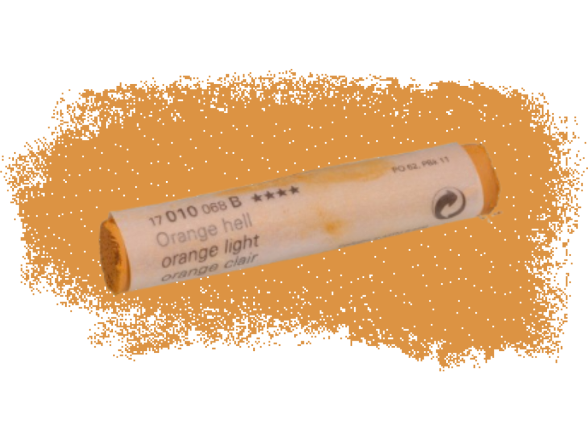 SCHMINCKE WEICHE KÜNSTLER PASTELLFARBE ORANGE HELL 010B 1