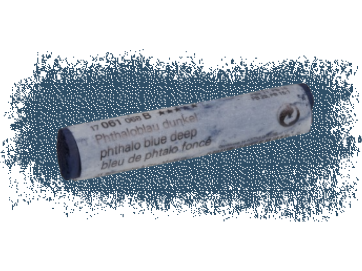 SCHMINCKE WEICHE KÜNSTLER PASTELLFARBE PHTHALOBLAU DUNKEL 061B 1
