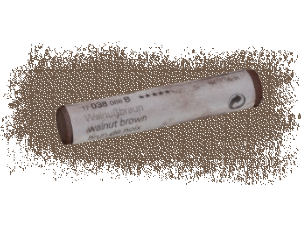 SCHMINCKE WEICHE KÜNSTLER PASTELLFARBE WALNUSSBRAUN 038B 1