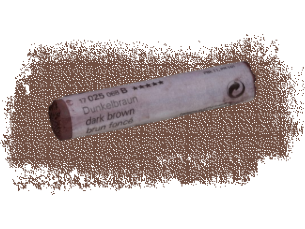 SCHMINCKE WEICHE KÜNSTLER PASTELLFARBE DUNKELBRAUN 025B 1