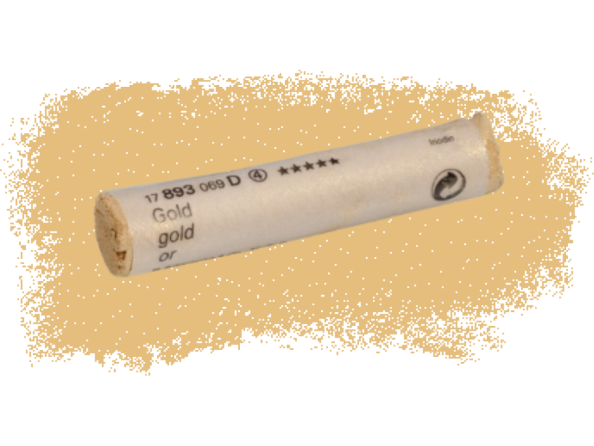 SCHMINCKE WEICHE KÜNSTLER PASTELLFARBE GOLD 893D 1