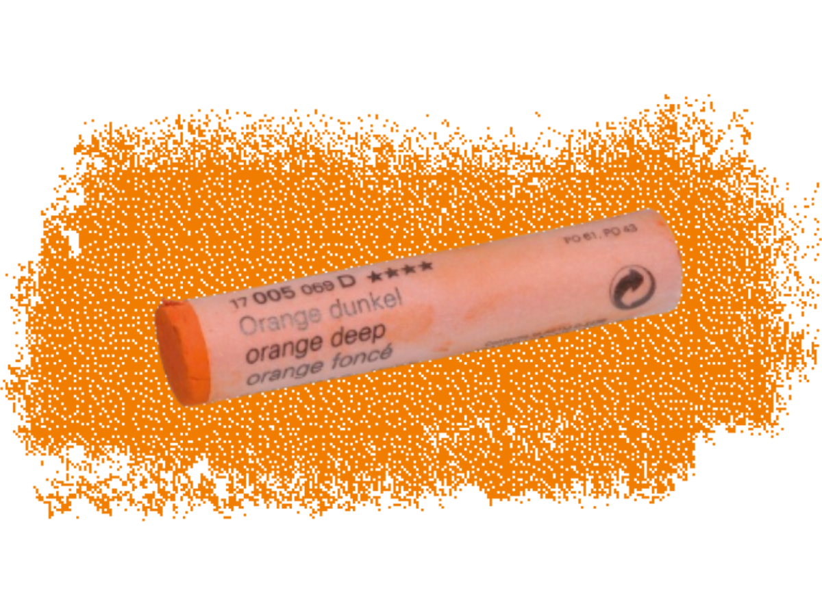 SCHMINCKE WEICHE KÜNSTLER PASTELLFARBE ECHTORANGE 1 005D 1
