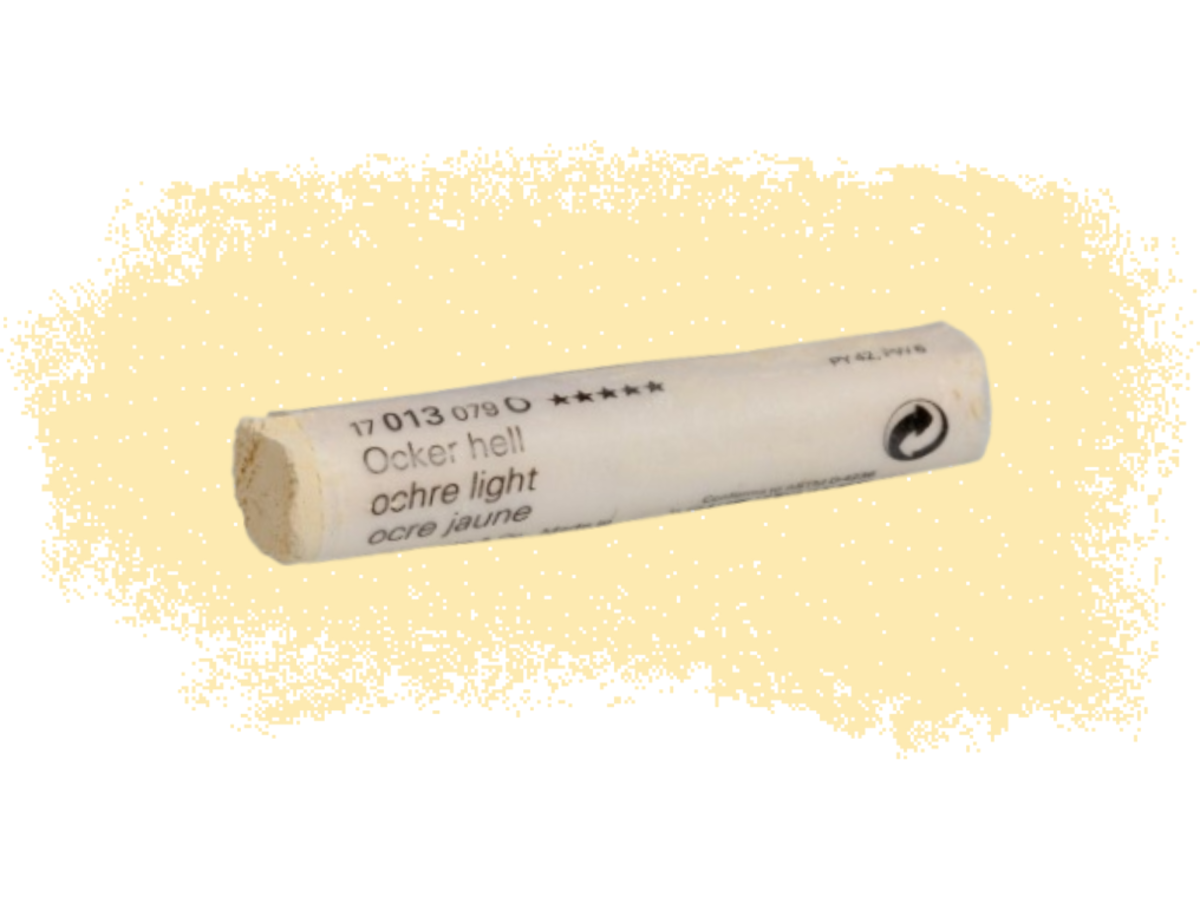 SCHMINCKE WEICHE KÜNSTLER PASTELLFARBE OCKER HELL 013O 1