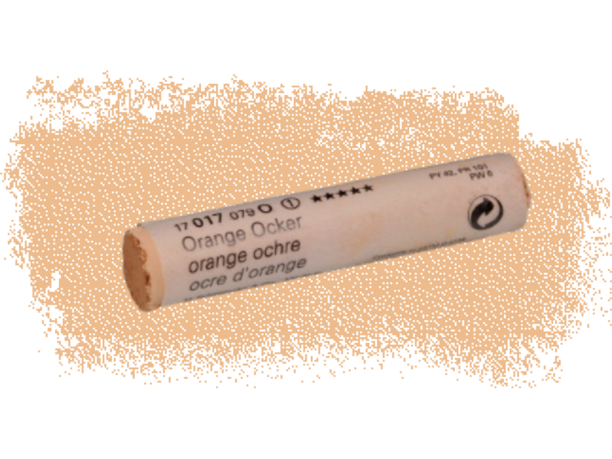 SCHMINCKE WEICHE KÜNSTLER PASTELLFARBE ORANGE OCKER 017O 1