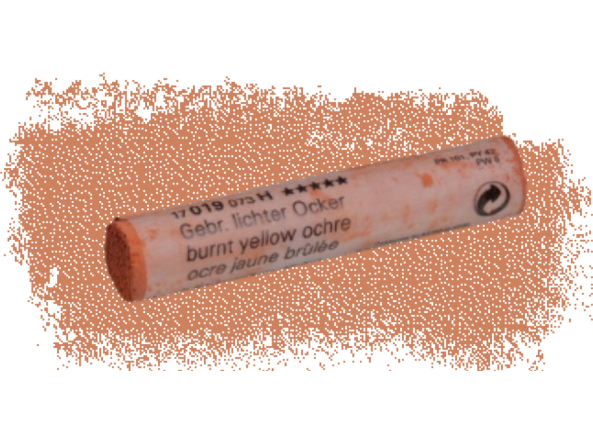 SCHMINCKE WEICHE KÜNSTLER PASTELLFARBE GEBR. LICHTER OCKER 019H 1