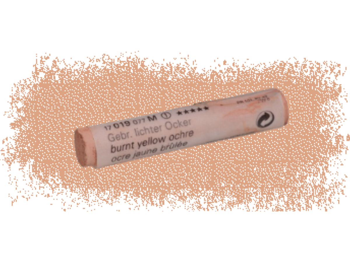 SCHMINCKE WEICHE KÜNSTLER PASTELLFARBE GEBR. LICHTER OCKER 019M 1