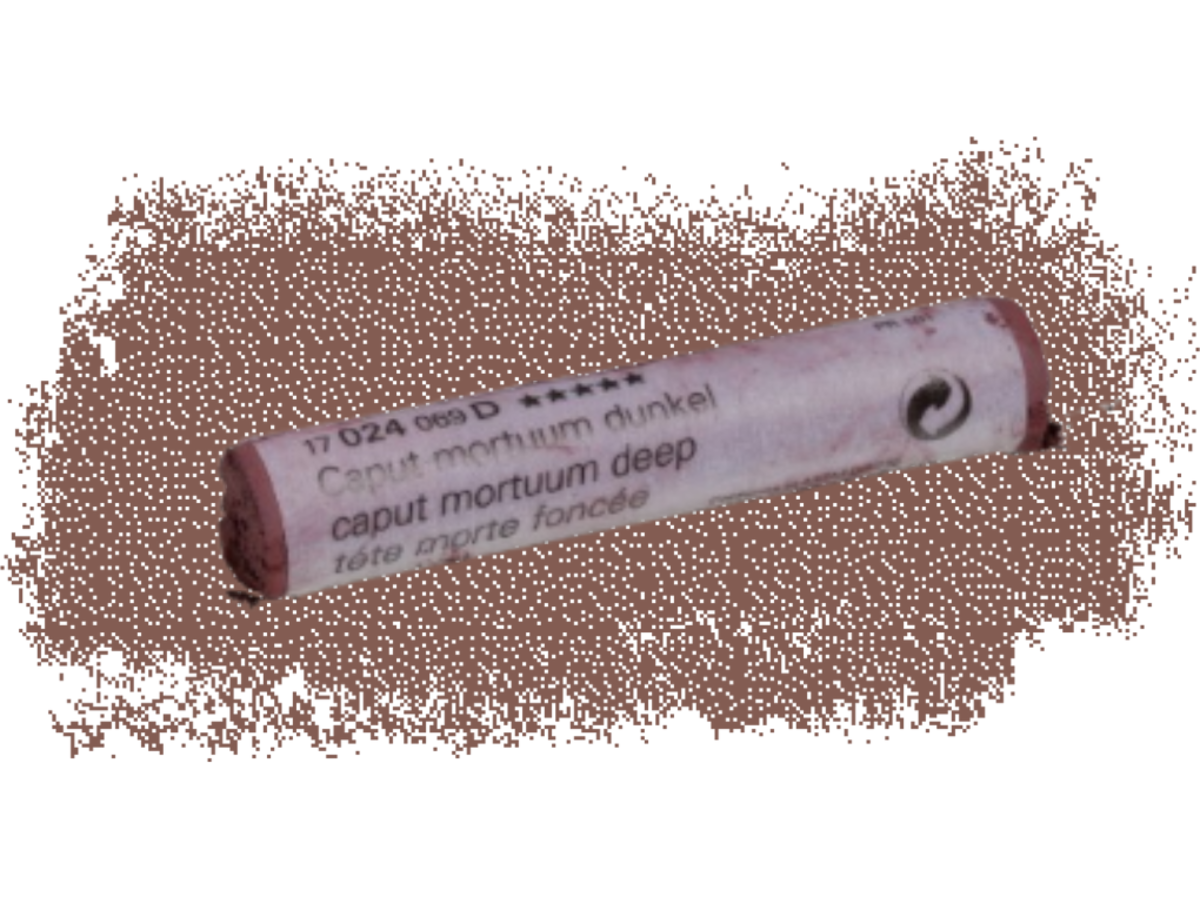 SCHMINCKE WEICHE KÜNSTLER PASTELLFARBE CAPUT MORTUUM DUNKEL 024D 1