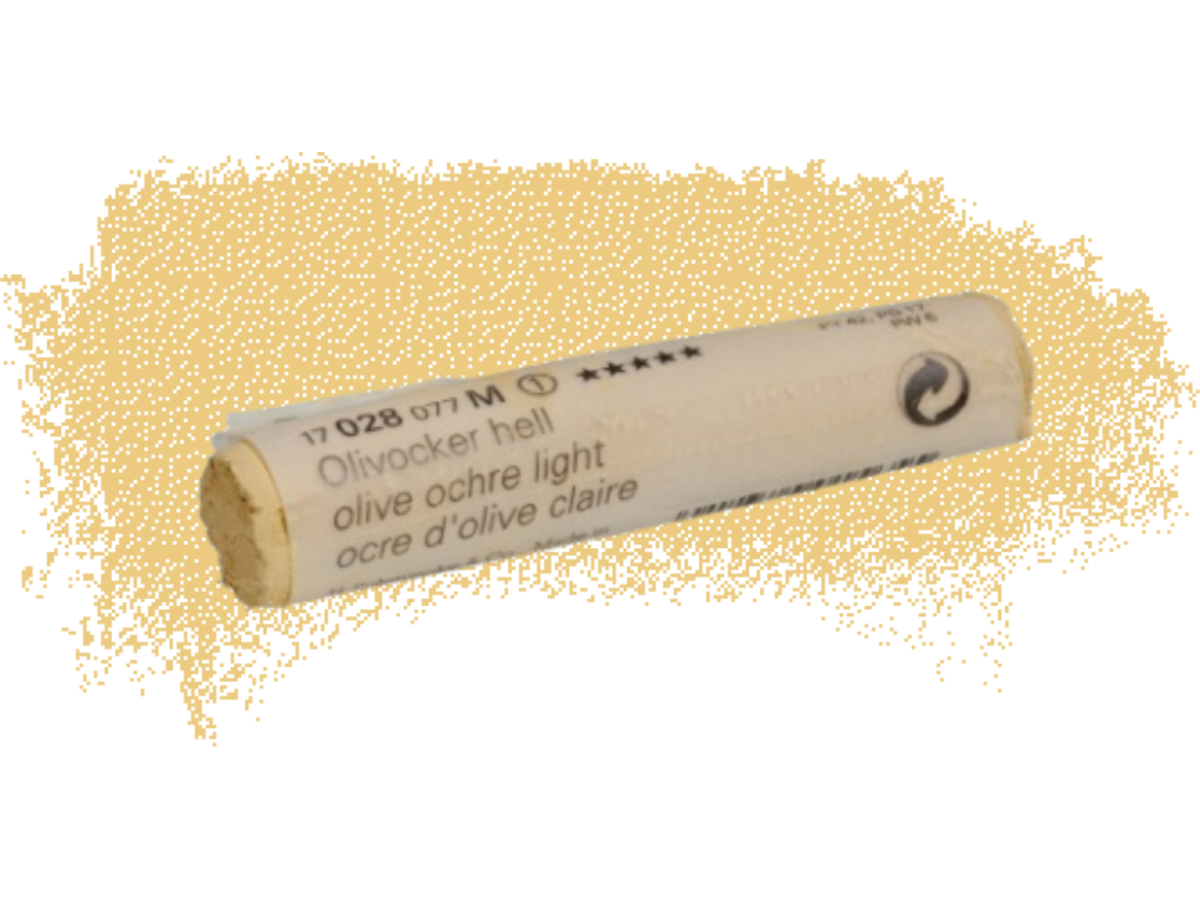 SCHMINCKE WEICHE KÜNSTLER PASTELLFARBE OLIVOCKER HELL 028M 1