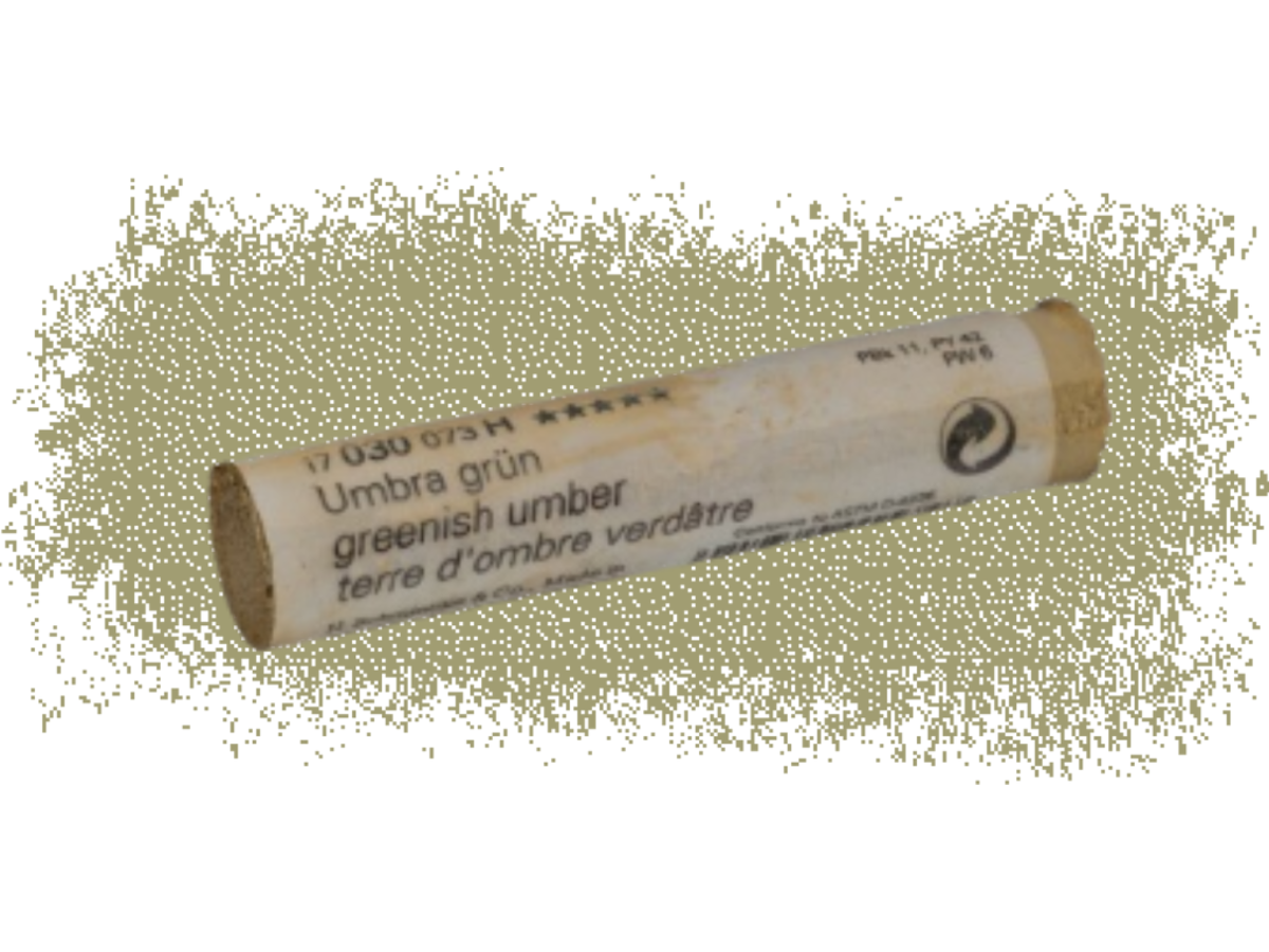 SCHMINCKE WEICHE KÜNSTLER PASTELLFARBE UMBRA GRÜN 030H 1