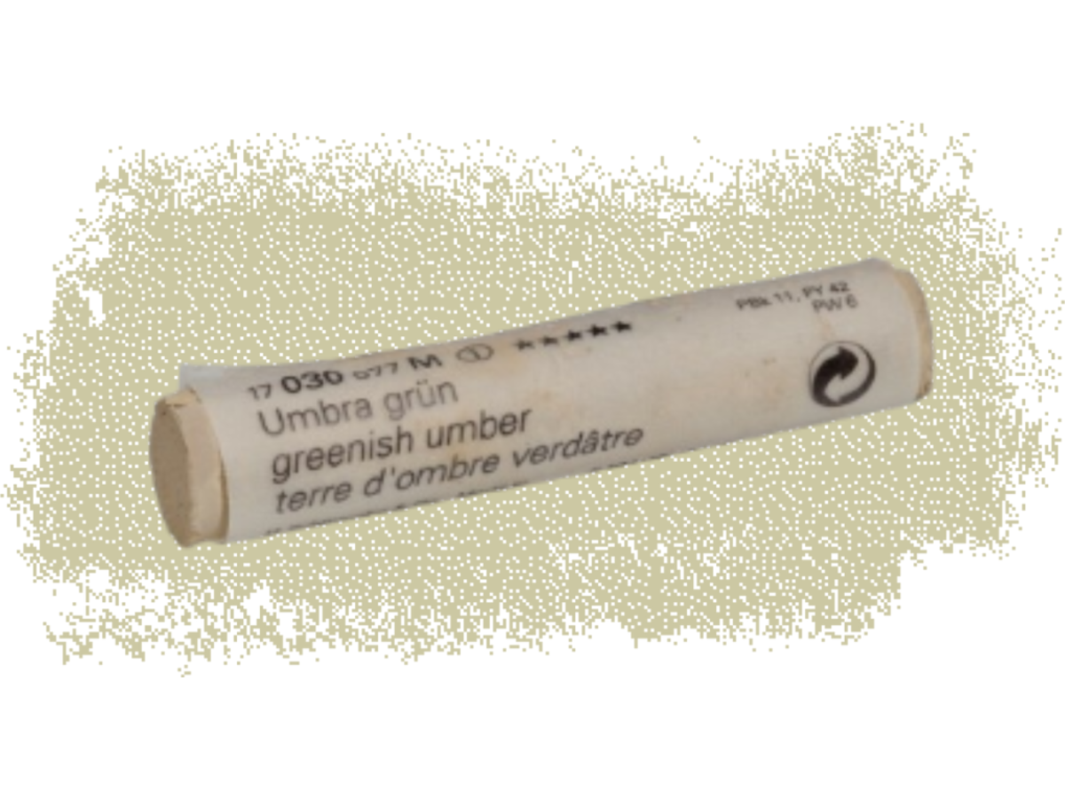 SCHMINCKE WEICHE KÜNSTLER PASTELLFARBE UMBRA GRÜN 030M 1