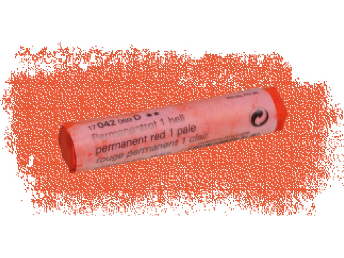 SCHMINCKE WEICHE KÜNSTLER PASTELLFARBE PERMANENTROT 1 HELL 042D 1