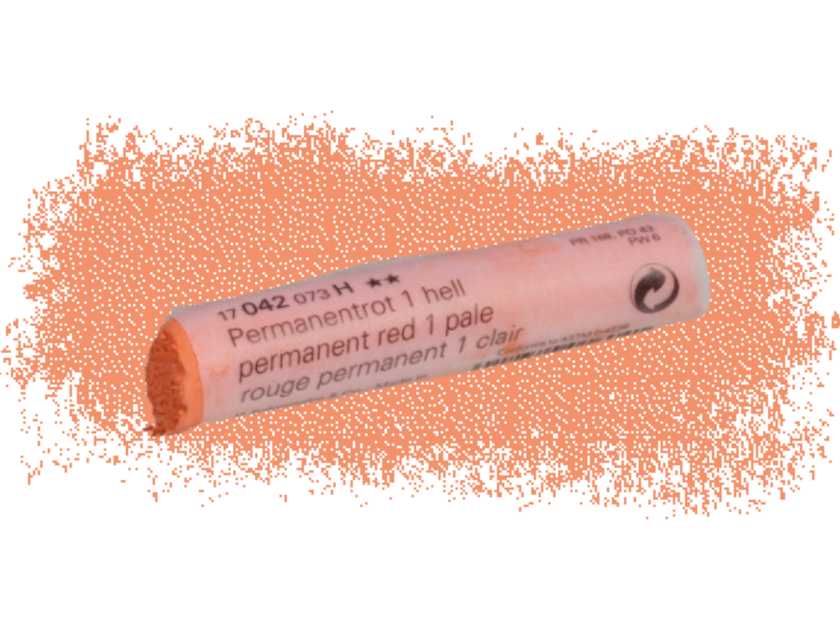 SCHMINCKE WEICHE KÜNSTLER PASTELLFARBE PERMANENTROT 1 HELL 042H 1