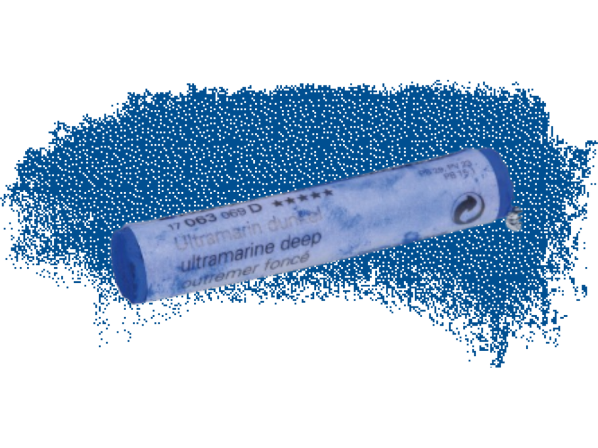 SCHMINCKE WEICHE KÜNSTLER PASTELLFARBE ULTRAMARIN DUNKEL 063D 1