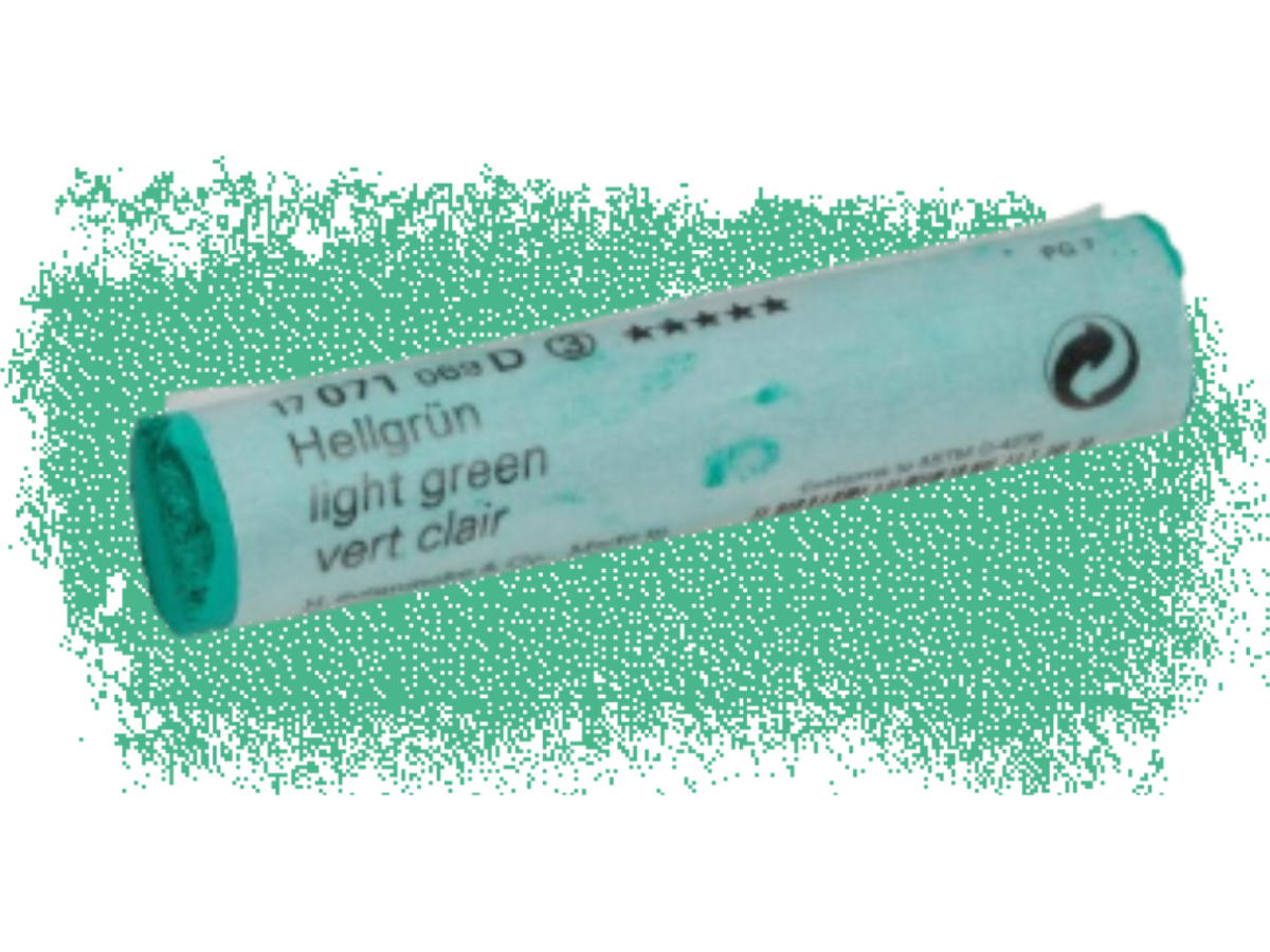 SCHMINCKE WEICHE KÜNSTLER PASTELLFARBE HELL GRÜN 071D 1