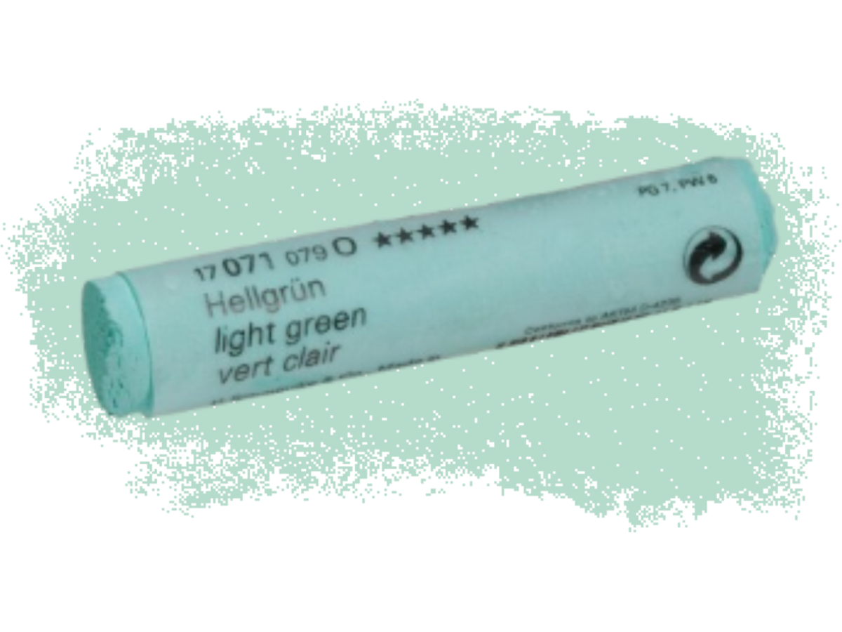 SCHMINCKE WEICHE KÜNSTLER PASTELLFARBE HELL GRÜN 071O 1
