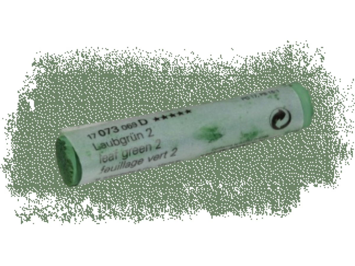 SCHMINCKE WEICHE KÜNSTLER PASTELLFARBE LAUBGRÜN 2 073D 1