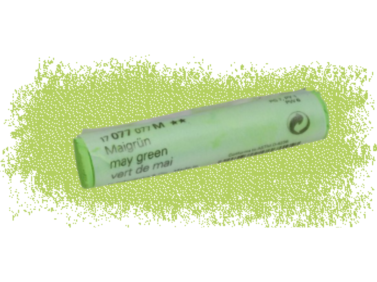 SCHMINCKE WEICHE KÜNSTLER PASTELLFARBE MAIGRÜN 077M 1