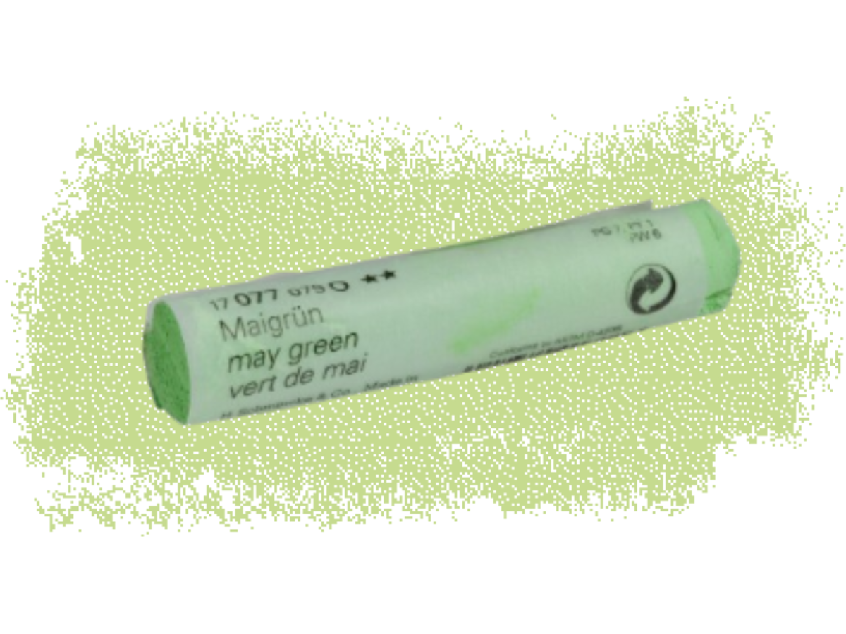 SCHMINCKE WEICHE KÜNSTLER PASTELLFARBE MAIGRÜN 077O 1