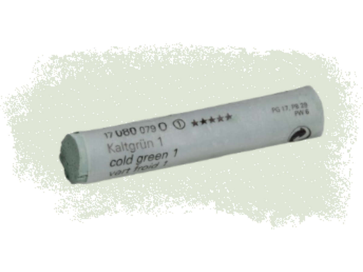 SCHMINCKE WEICHE KÜNSTLER PASTELLFARBE KALTGRÜN 1 080O 1
